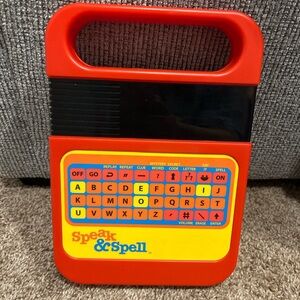 Speak & Spell Electronic Learning Toy Vintage Style Educational Game